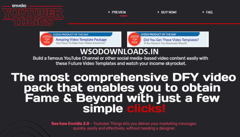 [GET] Envideo 2.0 – Youtube Templates FE + OTO Download