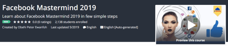 [GET] Facebook Mastermind 2019 Download