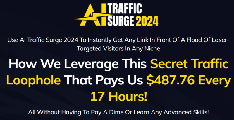 Fergal Downes – AI Traffic Surge 2024 Free Access