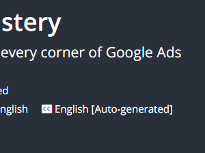 [GET] Google Ads Interface Mastery Download