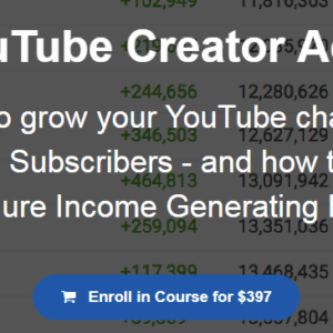 [SUPER HOT SHARE] Graham Stephan – The YouTube Creator Academy Download