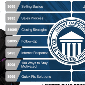 [SUPER HOT SHARE] Grant Cardone – Cardone University Download