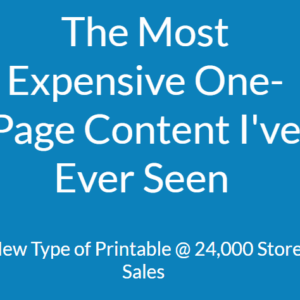 [GET] High-Value Printable Profits – How To Sell One PDF for $68 Free Download
