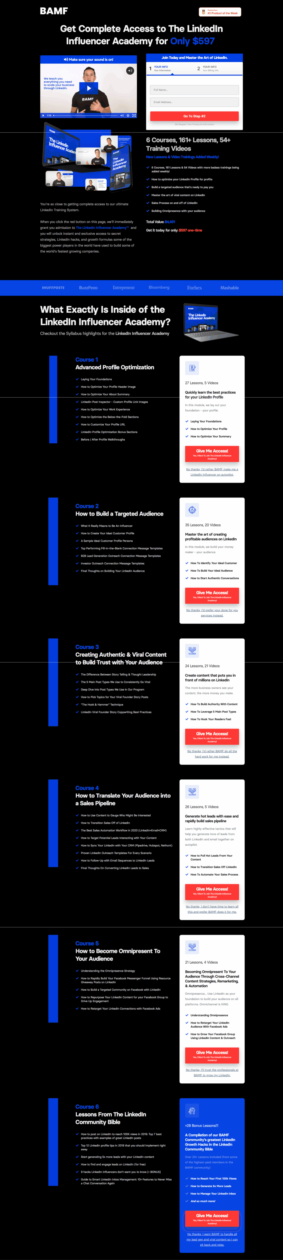 Houston Golden – BAMF – The Linkedin Influencer Academy Download