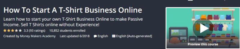 [GET] How To Start A T-Shirt Business Online – Udemy Download