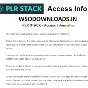 [GET] Huge List of PLR Download