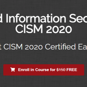 ISACA-Certified Information Security Manager-CISM 2020 Free Download