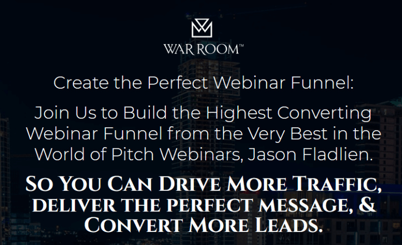 [SUPER HOT SHARE] Jason Fladlien – Webinar Funnels (Warroom Mastermind) Download