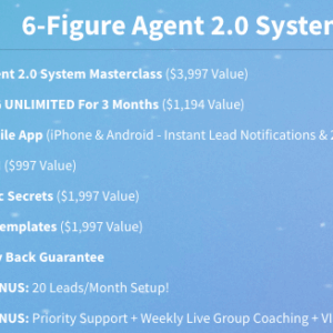 [SUPER HOT SHARE] Jason Wardrope – Seller Leads Mastery Course & 6-Figure Agent 2.0 System Download