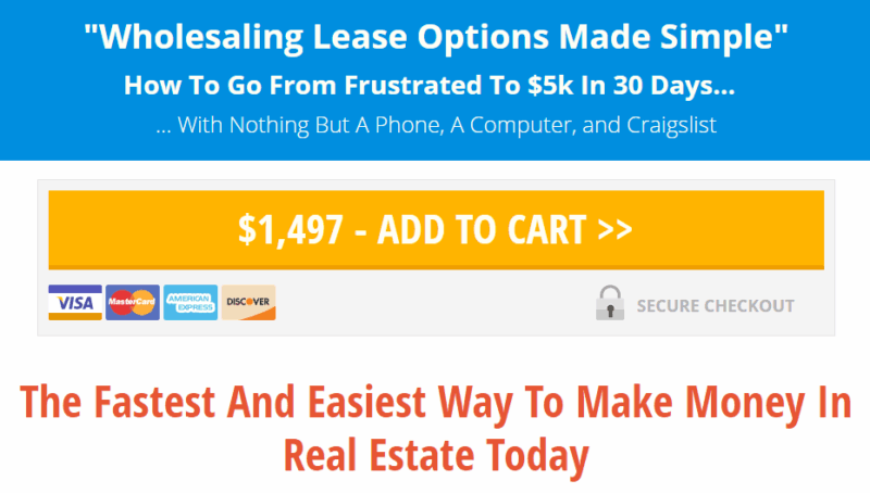 [SUPER HOT SHARE] Joe McCall – Wholesaling Lease Options 2019 Download
