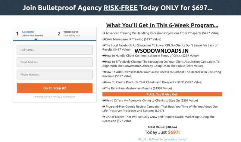 [SUPER HOT SHARE] Joel Kaplan – Bulletproof Agency (How To Grow An Agency During Coronavirus) Download