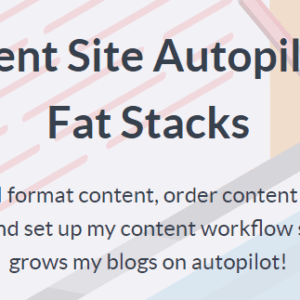 [SUPER HOT SHARE] Jon Dykstra – Content Site Autopilot Download