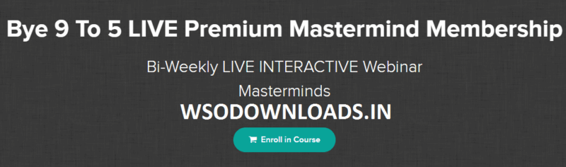 [SUPER HOT SHARE] Jordan Mackey – Bye 9 To 5 LIVE Premium Mastermind Membership Download