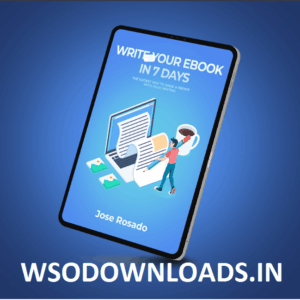 [SUPER HOT SHARE] Jose Rosado – Write Your Ebook In 7 Days Download