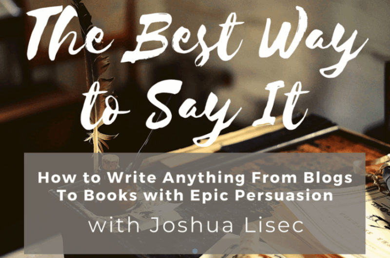 Joshua Lisec – The Best Way To Say It Download