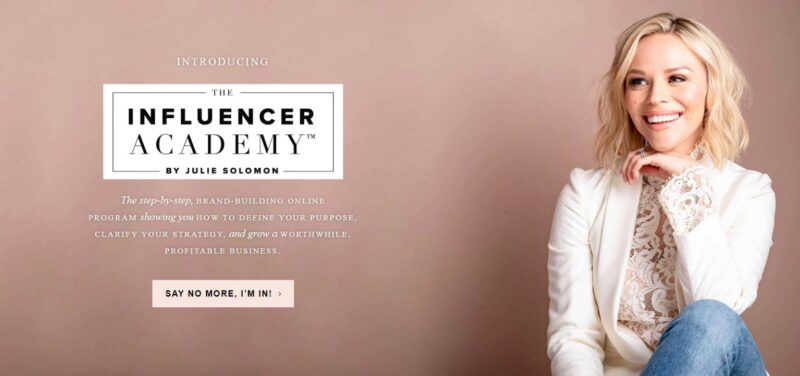 [SUPER HOT SHARE] Julie Solomon – The Influencer Academy Download