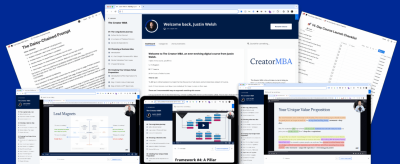Justin Welsh – The Creator MBA Download