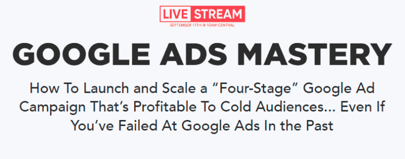 Kasim Aslam – DigitalMarketer – Google ADS Mastery Workshop Download