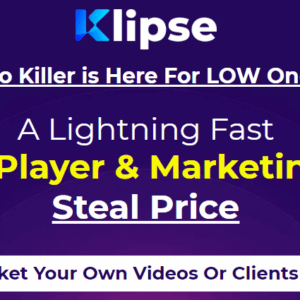[GET] Klipse – World’s First Powerful Video Marketing & Hosting Platform Free Download