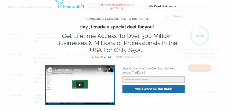 [SUPER HOT SHARE] LEADRABBIT.IO – US Business, Shopify and ClickFunnel Data Download