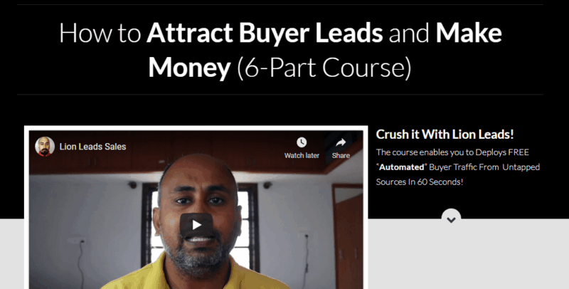 LION LEADS SALES – How to Attract Buyer Leads and Make Money – Launching 22 May 2021 Free Download