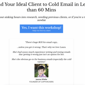 Laura Lopuch – Find Your Lead Workshop Download