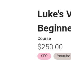 [SUPER HOT SHARE] Holly Stark – Luke’s Victory Video SEO – Beginner Youtube Ranking Download