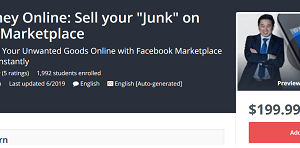 [GET] Make Money Online: Sell your “Junk” on Facebook Marketplace Download