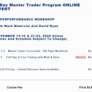 Mark Minervini – 5-Day Master Trader Program ONLINE EVENT Download