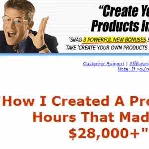 [GET] Marlon Sanders – How To Create Your Own Products In A FLASH! Free Download