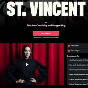 [SUPER HOT SHARE] MasterClass – St. Vincent Teaches Creativity & Songwriting Download