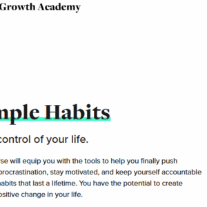 Matt D’avella – Slow Growth Academy – Simple Habits(2020) Download