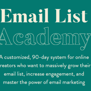 Melissa Griffin – Email List Academy Download