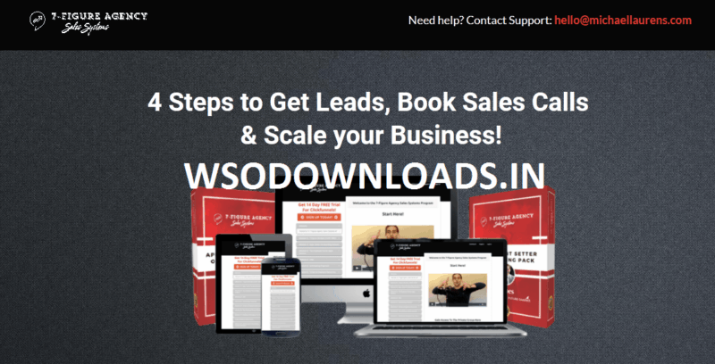 [SUPER HOT SHARE] Michael Laurens – 7-Figure Agency Sales System Download