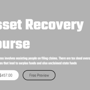 Money Making Juggernaut – Asset Recovery Course Download