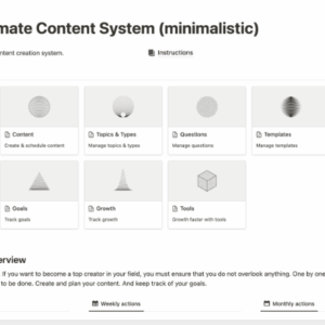 NotionWay – Notion Ultimate Content System (aesthethic) & (minimalistic) Download