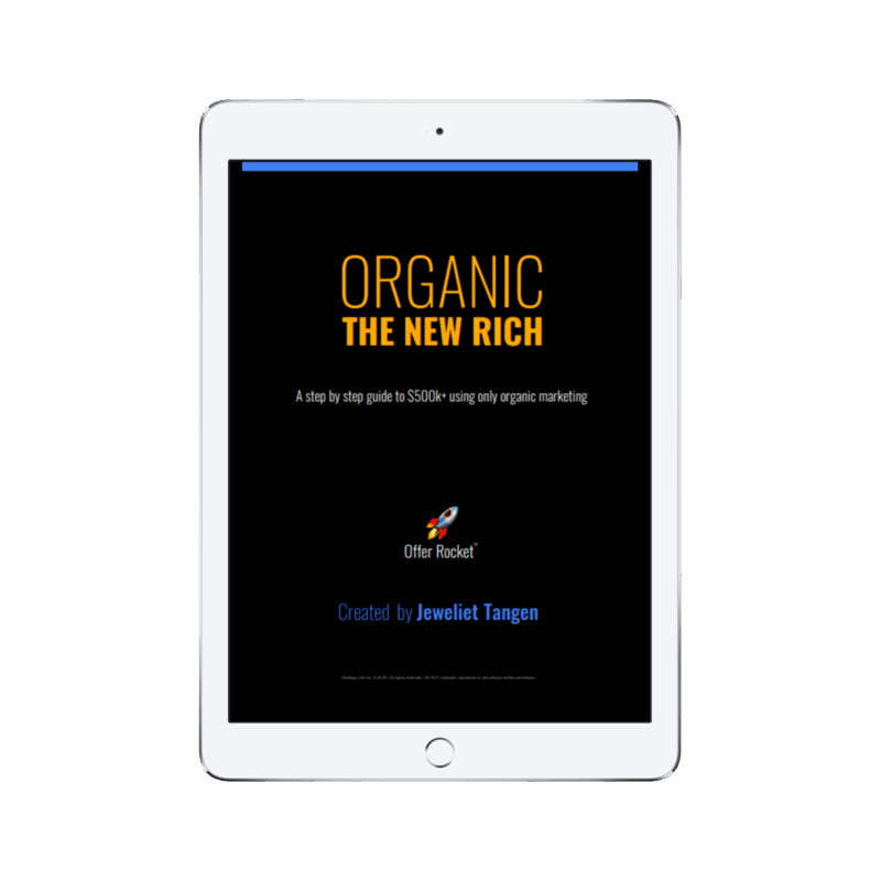 Jeweliet Tangen – A Guide To $500k+ Using Only Organic Marketing Free Download