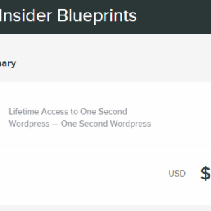 [SUPER HOT SHARE] One Second WordPress Download