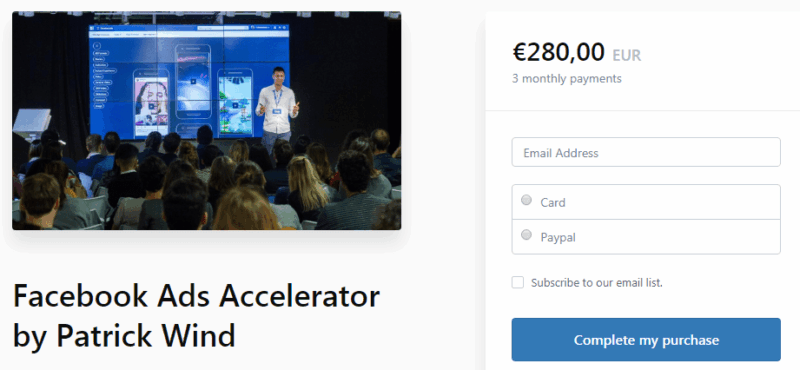 [SUPER HOT SHARE] Patrick Wind – Facebook Ads Accelerator 2019 Download