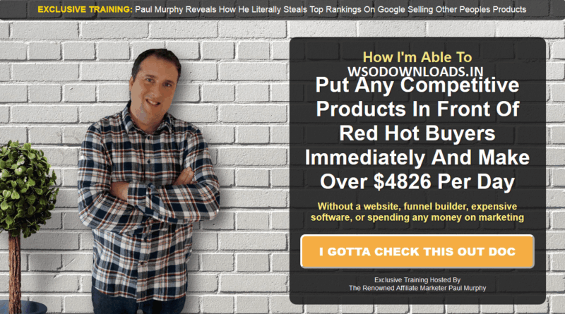 [GET] Paul Murphy – Affiliate YouTube Success Download