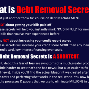 Private Wealth Academy – Debt Removal Secrets Download