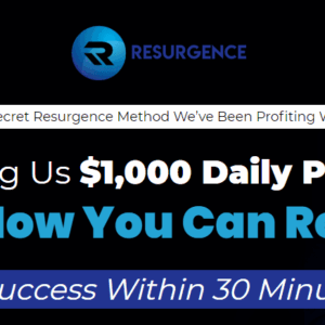 Resurgence – Secret Resurgence Method We’ve Been Profiting With For 10 Years Free Download