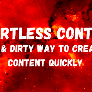 Ryan Booth – Effortless Content – The Quick & Dirty Way To Create GREAT Content Quickly Download