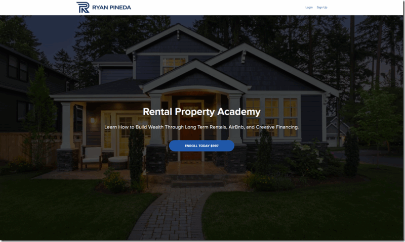 Ryan Pineda – Rental Property Academy Download