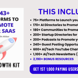 Saas Pedia – Saas Growth Kit 2024 [1,743+ Places to Promote your Startup] Download