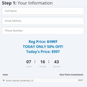 [SUPER HOT SHARE] Sam Jacobs – Ecom Uprise University 2.0 (2019) Download