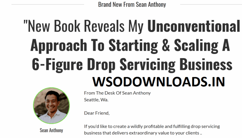 [SUPER HOT SHARE] Sean Anthony – 6-Figure Drop Servicing Business Method Download