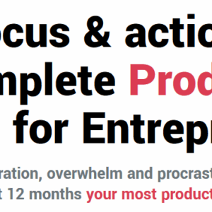 [SUPER HOT SHARE] Shane Melaug – Focus & Action Productivity Course 2019 Download