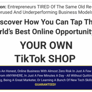 Shawn Hart – TikShop Secrets Download