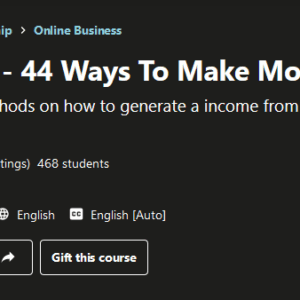 [GET] Side Hustle – 44 Ways To Make Money Online Free Download